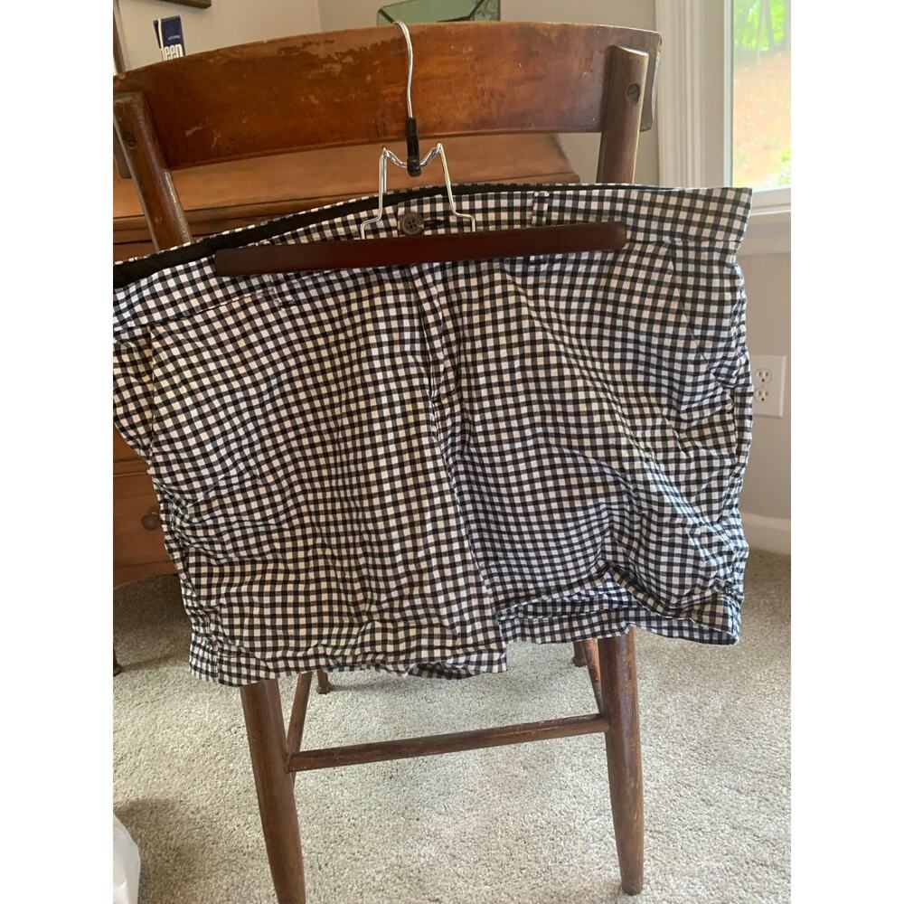Old Navy Black And White Check Size 14